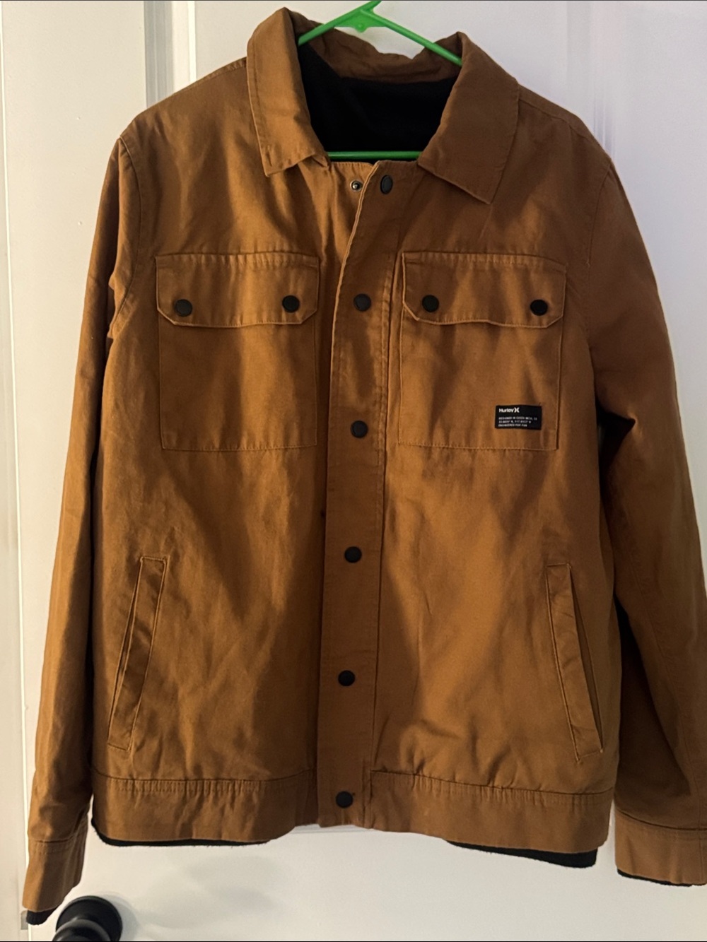 Hurley Brown Canvas Field Jacket